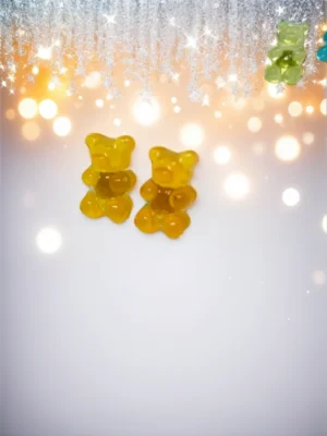 PineApple Kawaii Cute Gummy Bear Stainless Stud Earrings