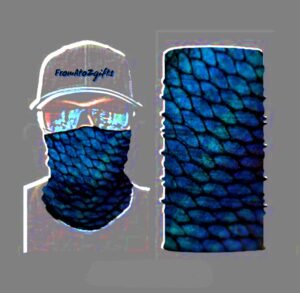 Mermaid Dragon Scale 16 n 1 Neck Gaiter Face Cover Dust Mask Rag