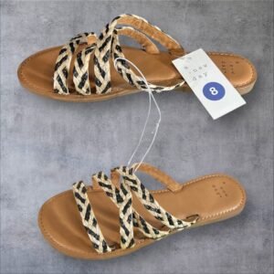 Woven Aesthetic Strappy Slip On Flats Slides Lalli Sandals Beachy Vacay Vibes