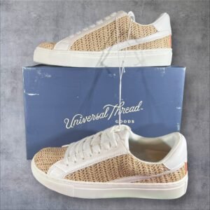 Beachy Woven Aesthetic Sneakers Memory Foam by Universal Thread - 5 US