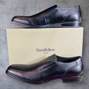 Black Loafer Slide Slip On Jefferson Dress Shoe by Goodfellow NIB NEW